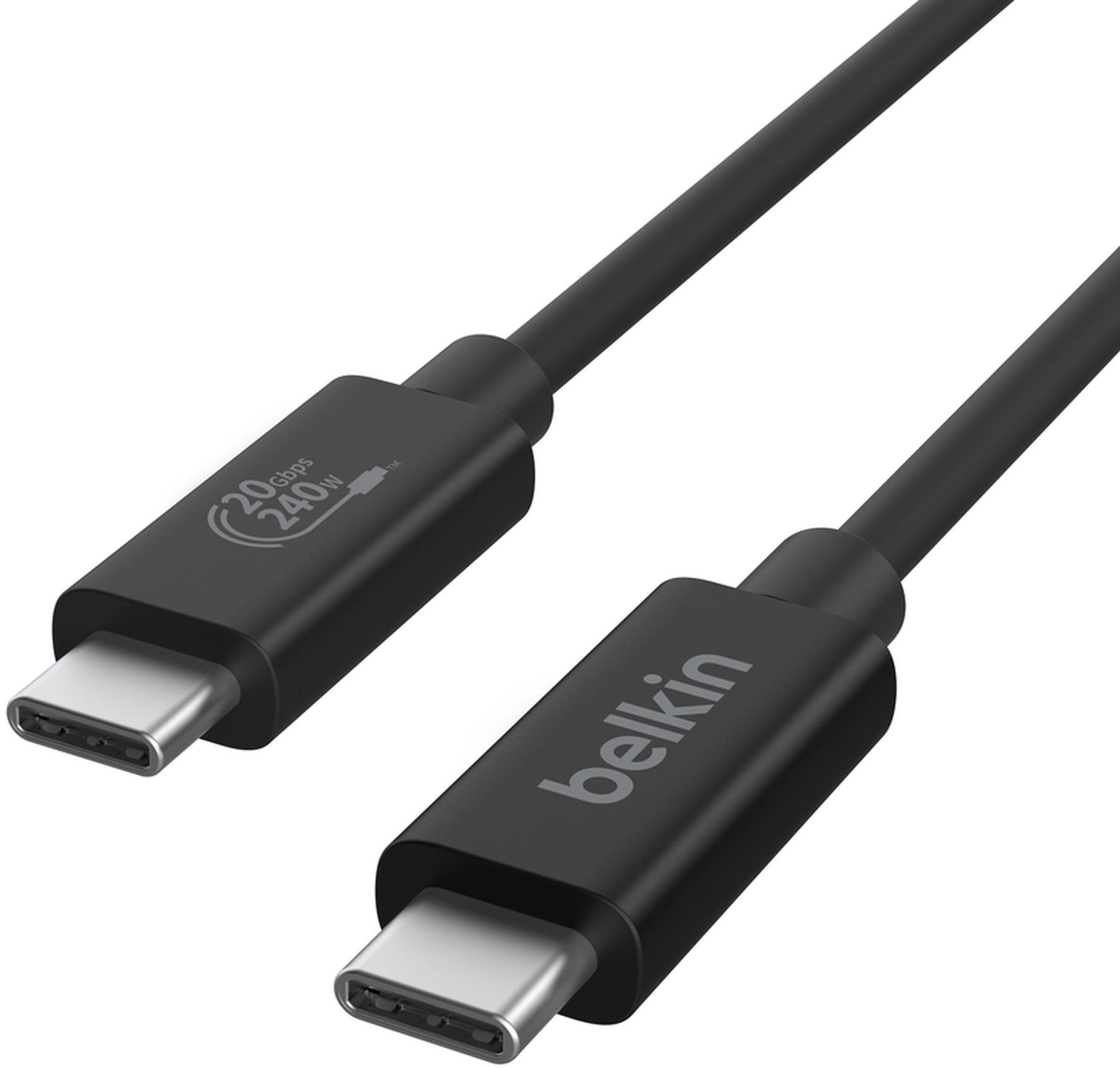 Cablu Date si Incarcare USB-C - USB-C Belkin Connect, 240W, 2m, Negru INZ004bt2MBK
