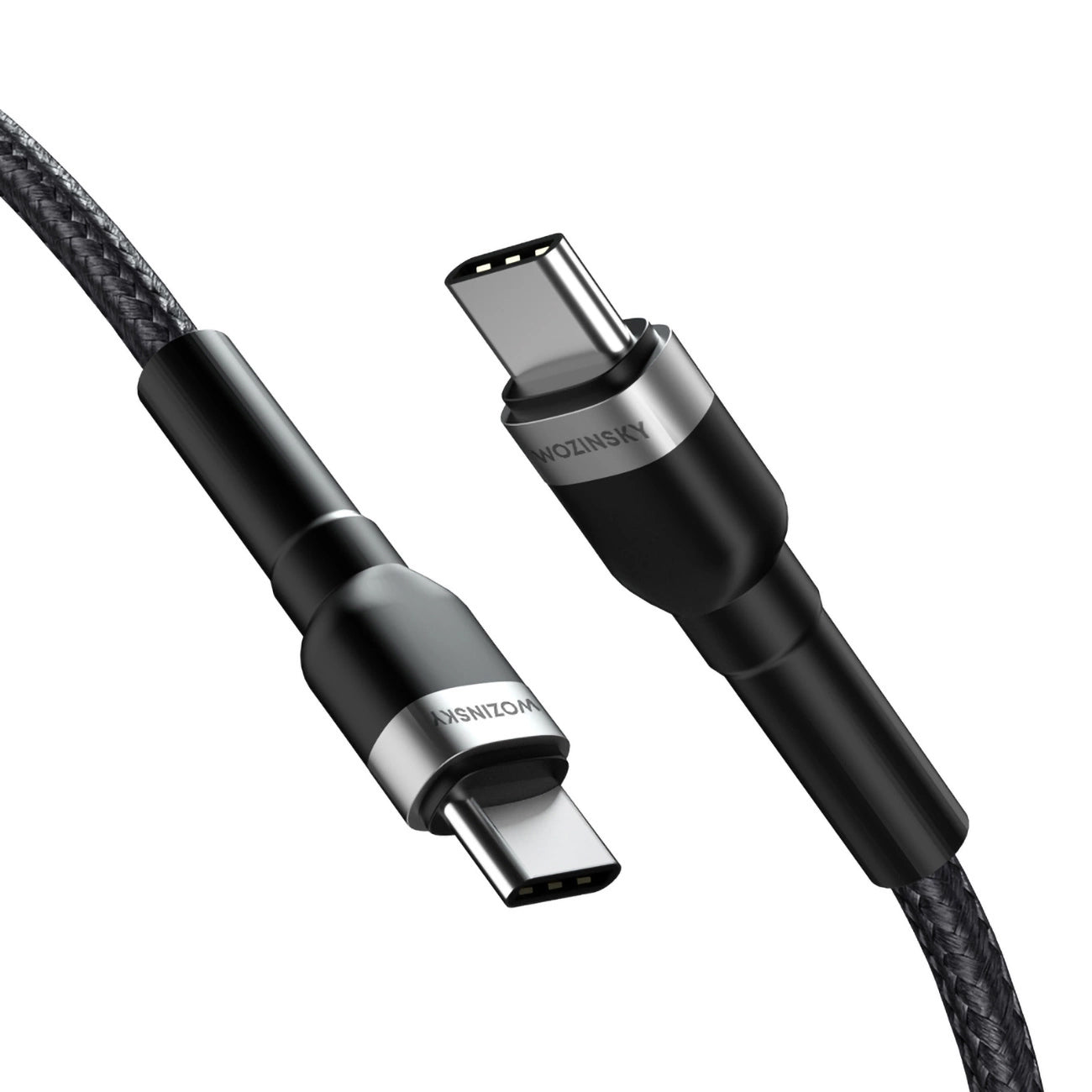 Cablu Date si Incarcare USB-C - USB-C WZK WNBCC1, 65W, 1m, Negru