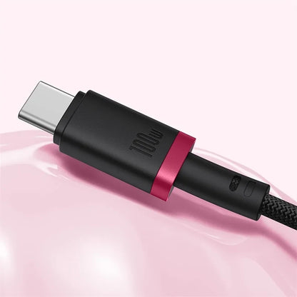 Cablu Date si Incarcare USB-C - USB-C Baseus Dura Series, 240W, 1m, Rosu P10377803U03-01