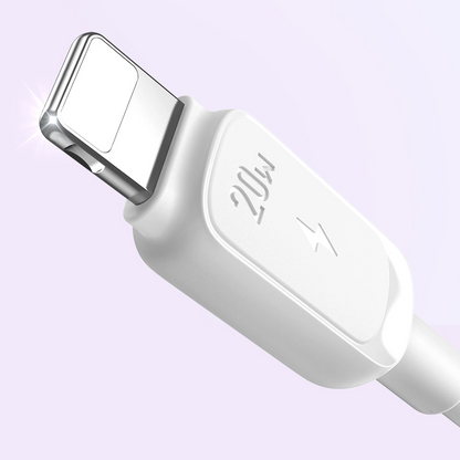 Cablu Date si Incarcare USB-C - Lightning Joyroom S-A14, 30W, 1.2m, Alb