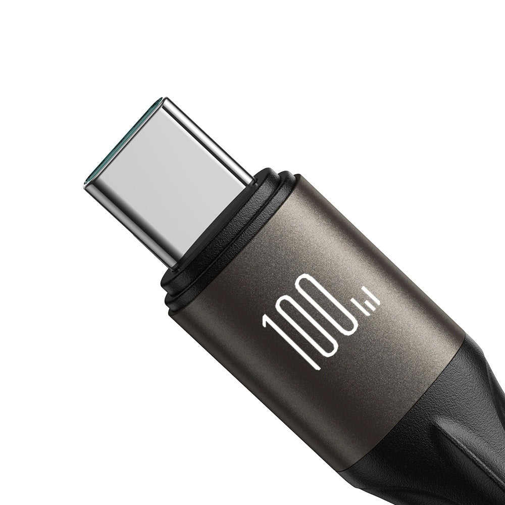 Cablu Date si Incarcare USB-C - USB-C Joyroom S-A25 Light-Speed, 100W, 1.2m, Negru