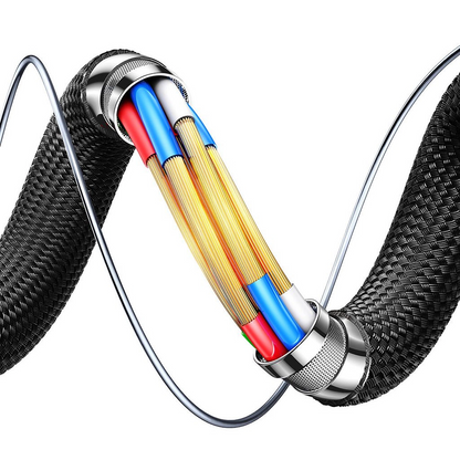 Cablu Date si Incarcare USB-C - Lightning Joyroom S-A60 StarTalk, 30W, 1.2m, Negru