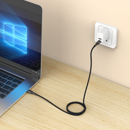 Cablu Date si Incarcare USB-C - USB-C Tech-Protect Ultraboost DNA MagTwist, 100W, 2m, Gri
