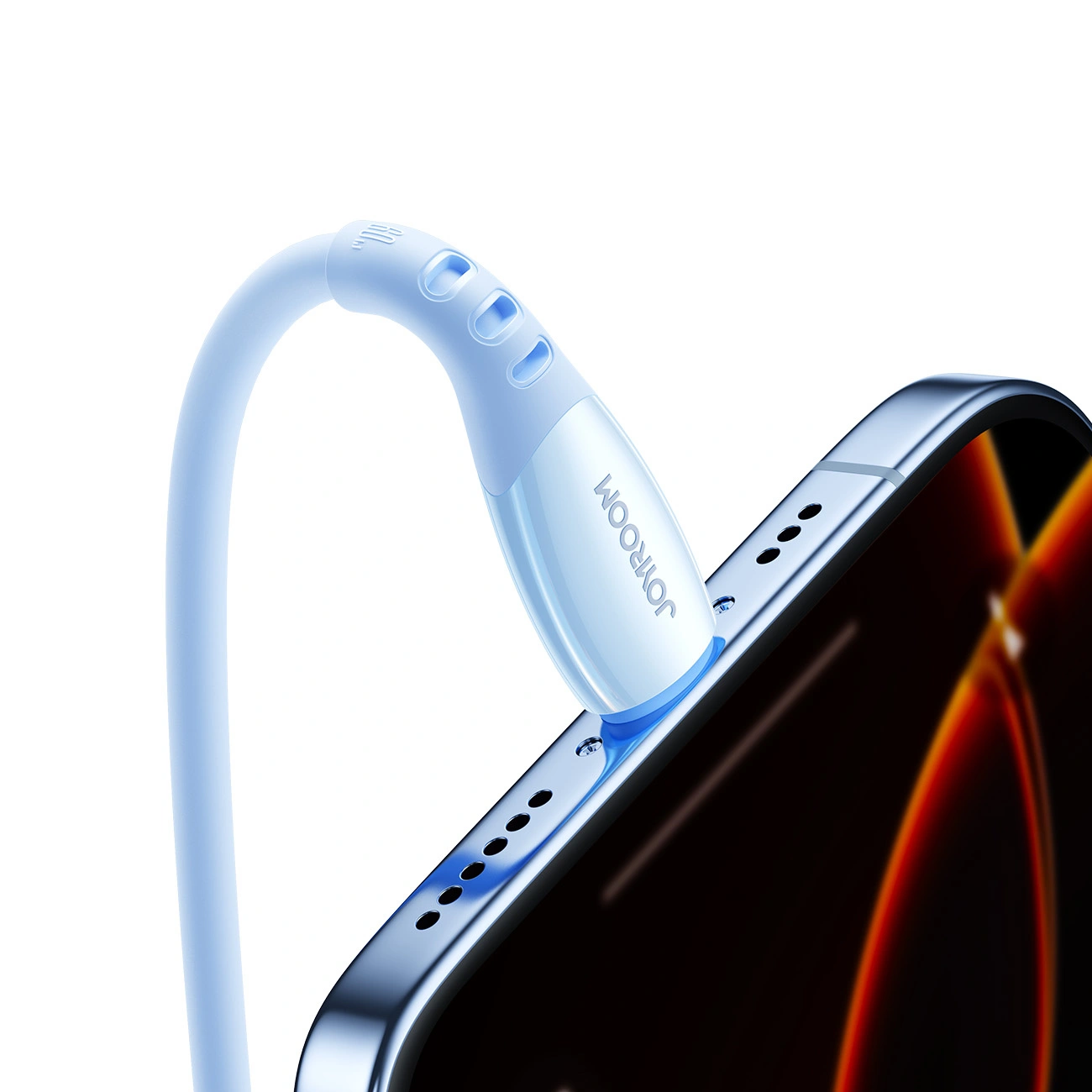 Cablu Date si Incarcare USB-C - USB-C Joyroom S-A59 Vibrant, 60W, 1.2m, Albastru