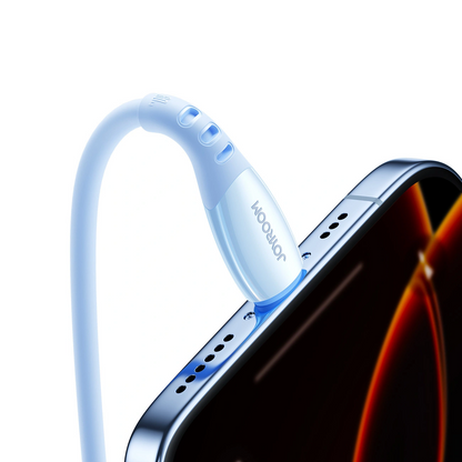 Cablu Date si Incarcare USB-C - USB-C Joyroom S-A59 Vibrant, 60W, 1.2m, Albastru