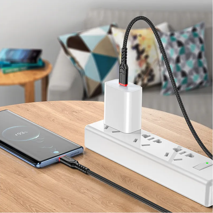 Cablu Date si Incarcare USB-C - USB-C HOCO X59 Victory, 60W, 3m, Negru