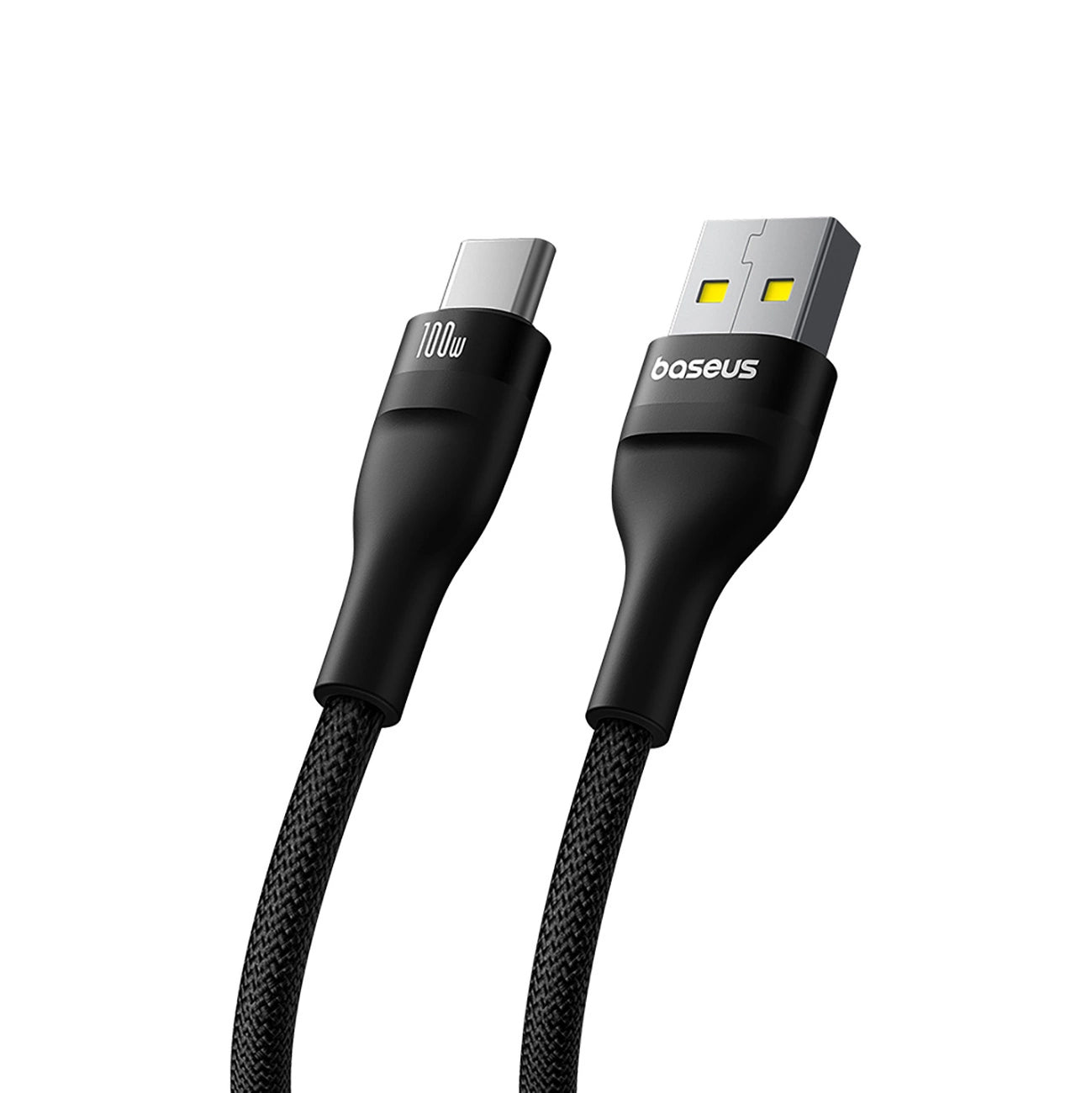 Cablu Date si Incarcare USB-A - USB-C Baseus Flash Series II, 100W, 2m, Negru P10311804111-01