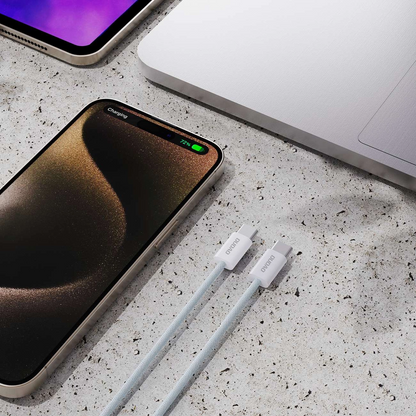 Cablu Date si Incarcare USB-C - USB-C Dudao L6C, 30W, 2m, Bleu