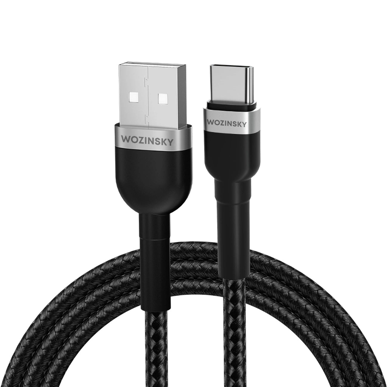 Cablu Date si Incarcare USB-A - USB-C WZK WNBAC1, 20W, 1m, Negru