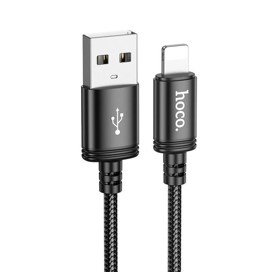 Cablu Date si Incarcare USB-A - Lightning HOCO X89, 18W, 2m, Negru
