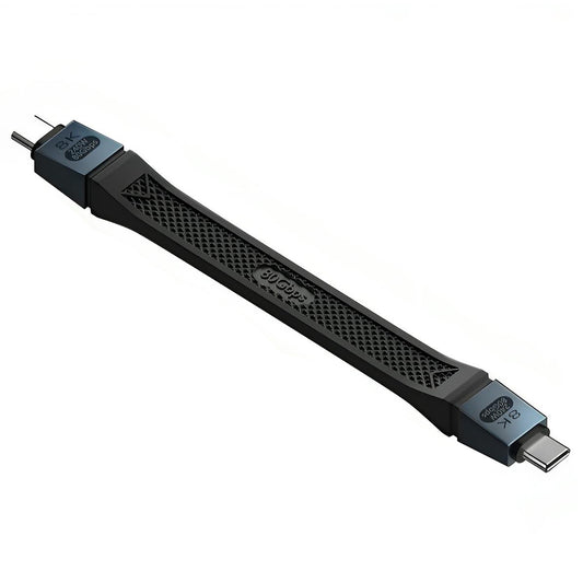 Cablu Date si Incarcare USB-C - USB-C OEM 8K Video, 240W, 0.13m, Negru