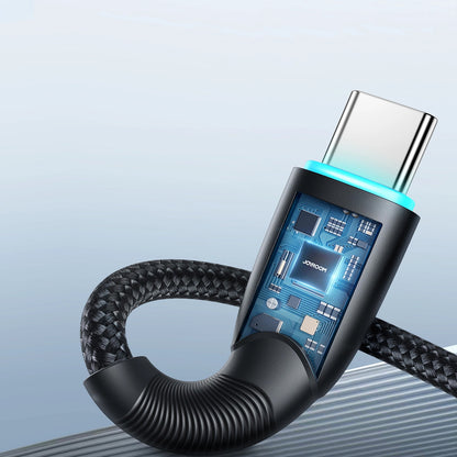 Cablu Date si Incarcare USB-A - USB-C Joyroom S-A32, 100W, 1m, Negru