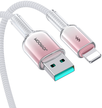 Cablu Date si Incarcare USB-A - Lightning Joyroom S-A42, 18W, 1.2m, Alb
