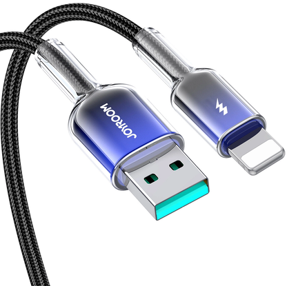 Cablu Date si Incarcare USB-A - Lightning Joyroom S-A42, 18W, 1.2m, Negru