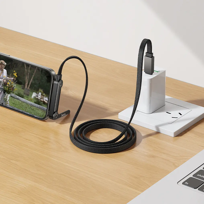 Cablu Date si Incarcare USB-C - USB-C HOCO U150 Exquisite, 60W, 1.2m, Negru
