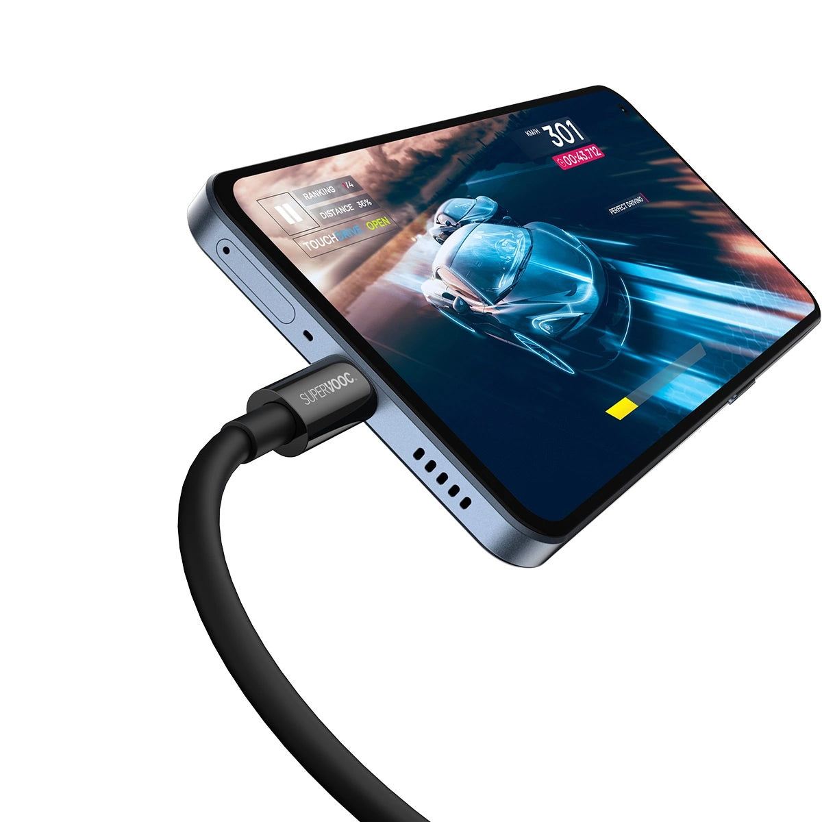 Cablu Date si Incarcare USB-A - USB-C Baseus Superior Series, 65W, 2m, Negru CAYS001001