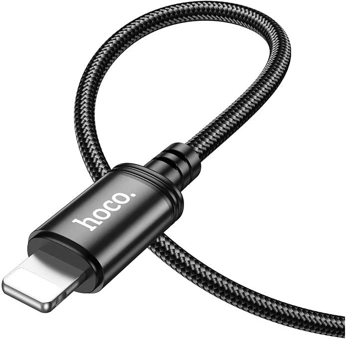 Cablu Date si Incarcare USB-C - Lightning HOCO X89, 27W, 2m, Negru