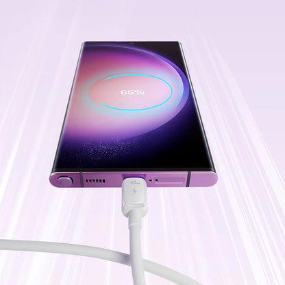 Cablu Date si Incarcare USB-C - USB-C Joyroom S-A14, 60W, 1.2m, Alb