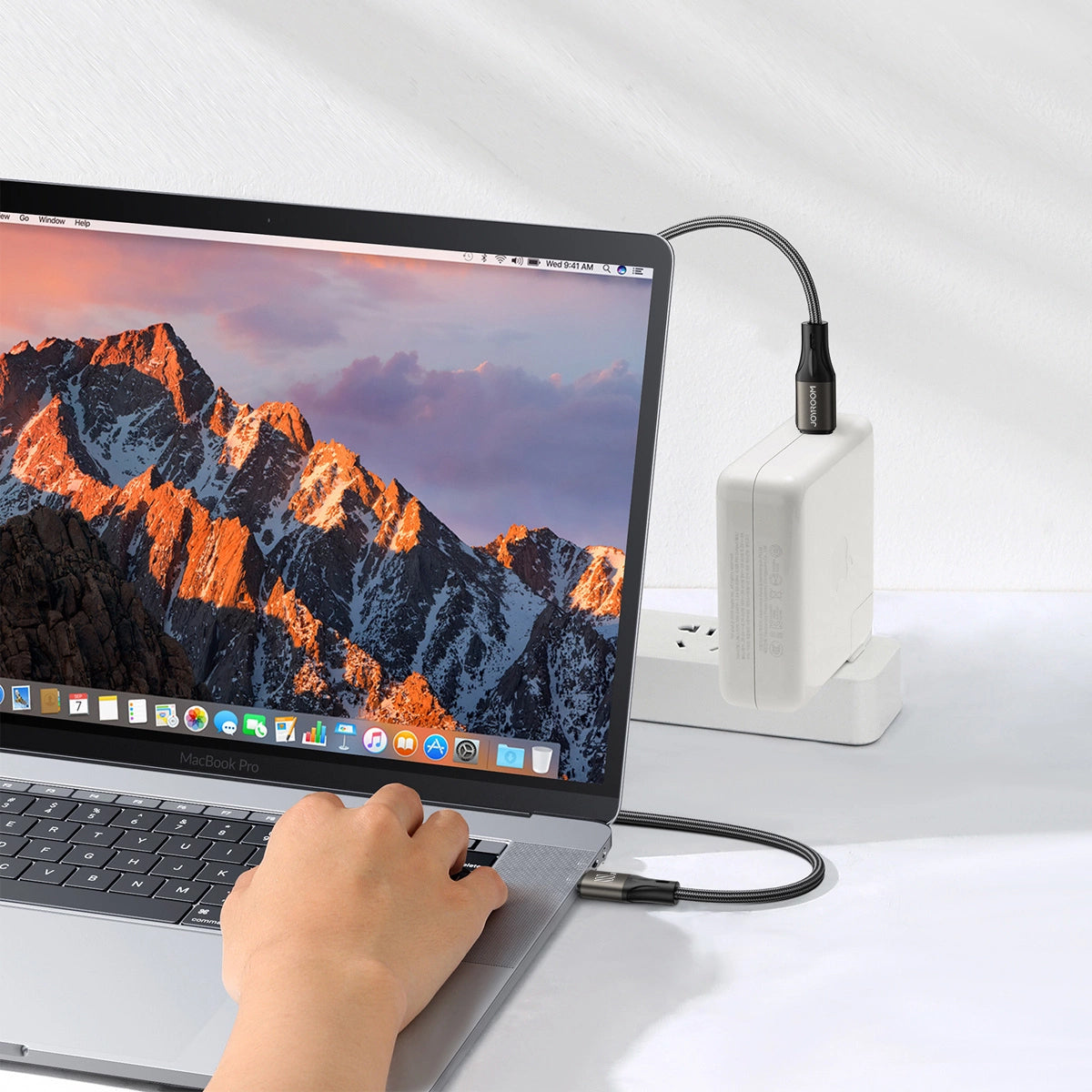 Cablu Date si Incarcare USB-C - USB-C Joyroom S-A25 Light-Speed, 100W, 1.2m, Negru