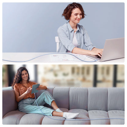 Cablu Date si Incarcare USB-C - Lightning Joyroom S-A14, 20W, 1.2m, Albastru