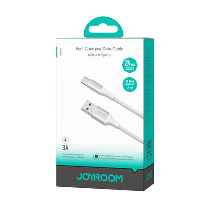 Cablu Date si Incarcare USB-A - USB-C Joyroom S-A28 Flash, 30W, 2m, Alb