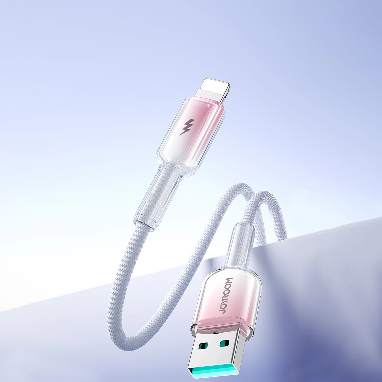 Cablu Date si Incarcare USB-A - Lightning Joyroom S-A42, 18W, 1.2m, Alb