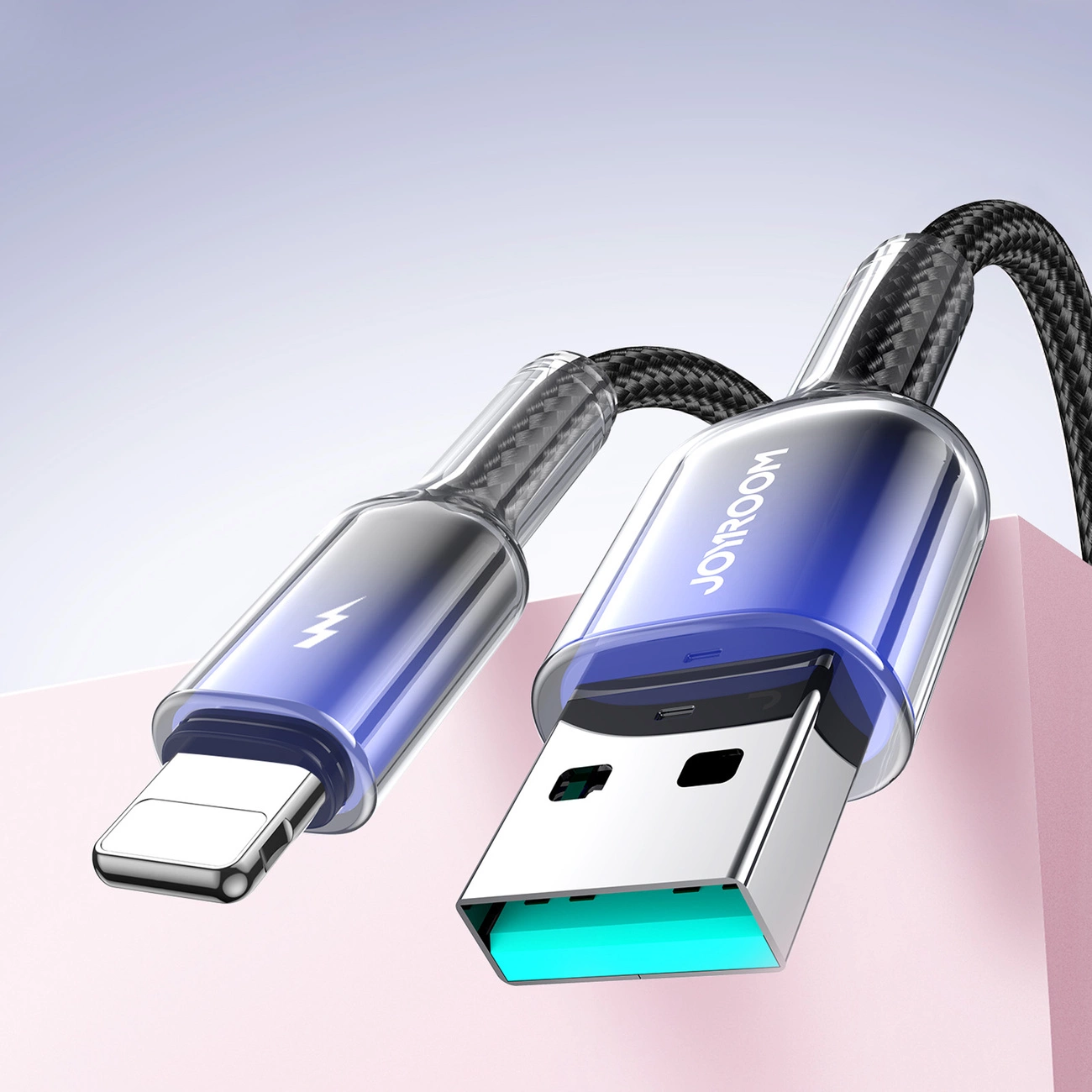 Cablu Date si Incarcare USB-A - Lightning Joyroom S-A42, 18W, 1.2m, Negru