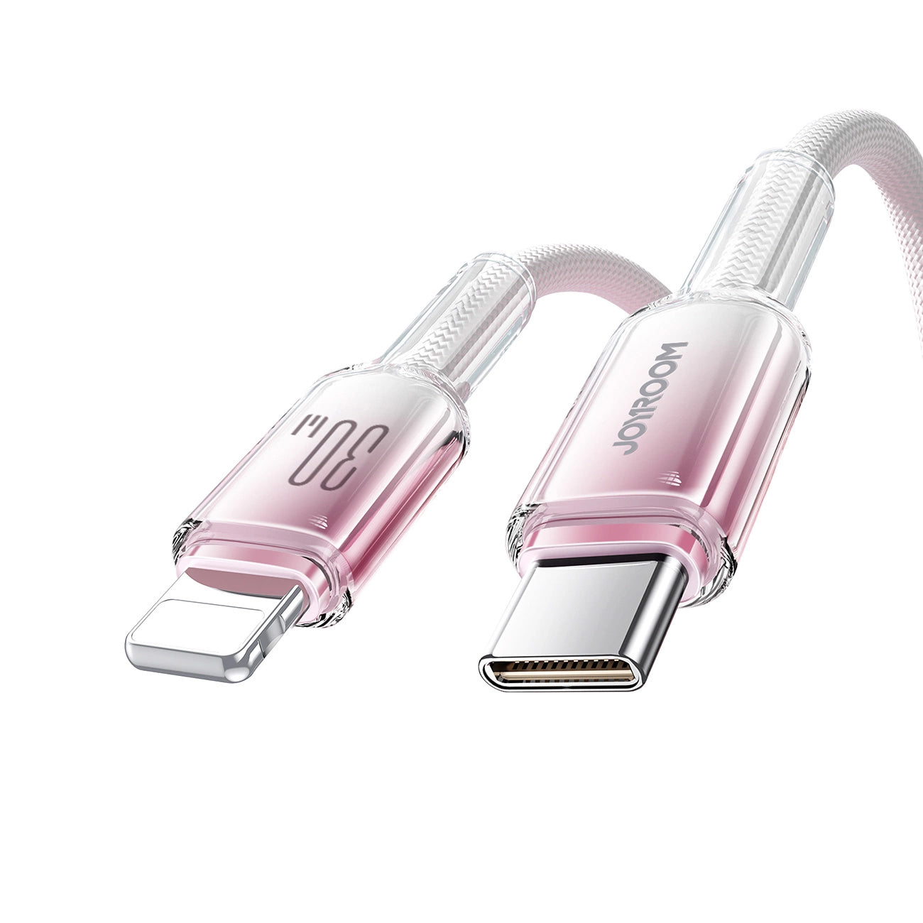 Cablu Date si Incarcare USB-C - Lightning Joyroom S-A42, 30W, 1.2m, Alb