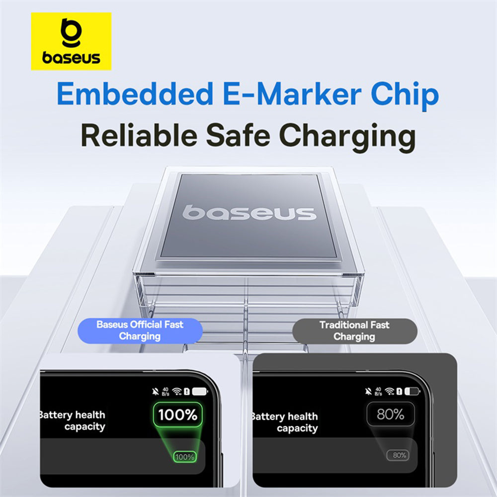 Cablu Date si Incarcare USB-A - Lightning Baseus Display 2, 12W, 1m, Mov P10382700511-00