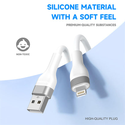 Cablu Date si Incarcare USB-A - Lightning Lito LD02L, 18W, 1.2m, Alb