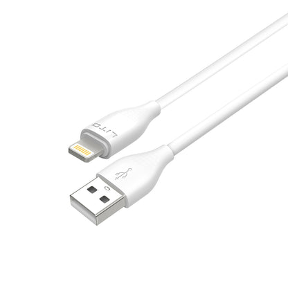Cablu Date si Incarcare USB-A - Lightning Lito LD03L, 18W, 1m, Alb