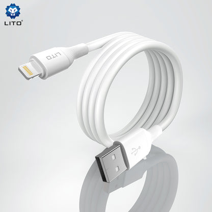 Cablu Date si Incarcare USB-A - Lightning Lito LD06L, 18W, 1m, Negru