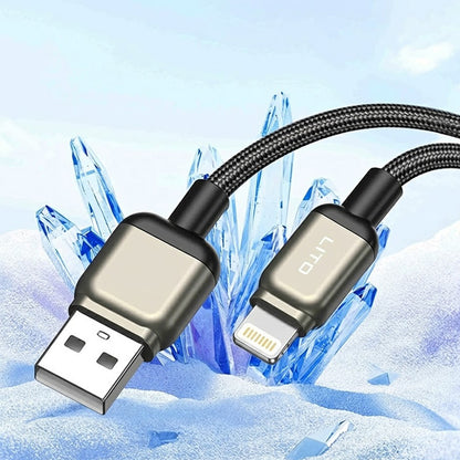 Cablu Date si Incarcare USB-A - Lightning Lito LD17, 18W, 1m, Negru