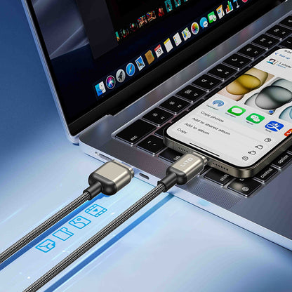 Cablu Date si Incarcare USB-A - Lightning Lito LD17, 18W, 1m, Negru