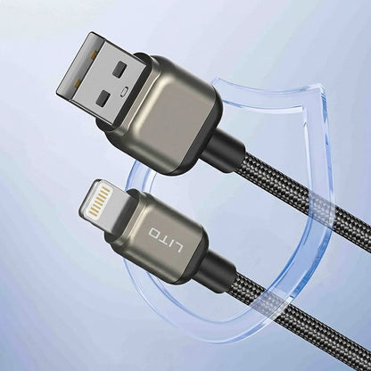 Cablu Date si Incarcare USB-A - Lightning Lito LD17, 18W, 1m, Negru