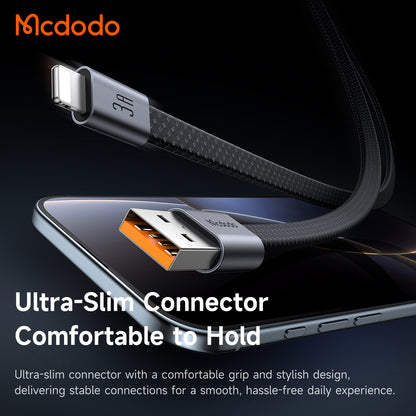 Cablu Date si Incarcare USB-A - Lightning McDodo CA-1160, 18W, 1m, Negru
