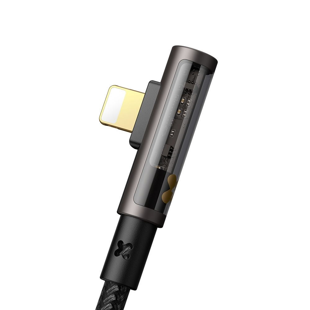 Cablu Date si Incarcare USB-A - Lightning McDodo CA-3510 Angled, 18W, 1.2m, Negru