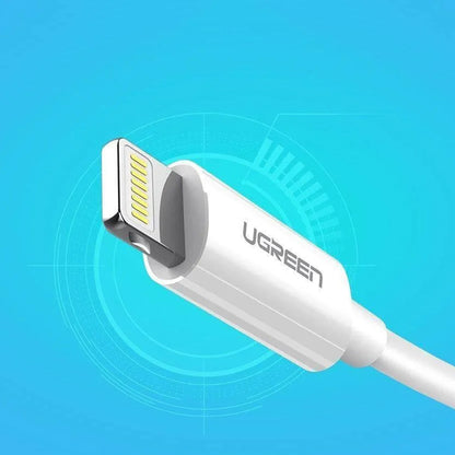 Cablu Date si Incarcare USB-A - Lightning UGREEN US155 (20730), 18W, 2m, Alb