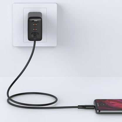 Cablu Date si Incarcare USB-A - microUSB Acefast C3-09, 18W, 1.2m, Alb