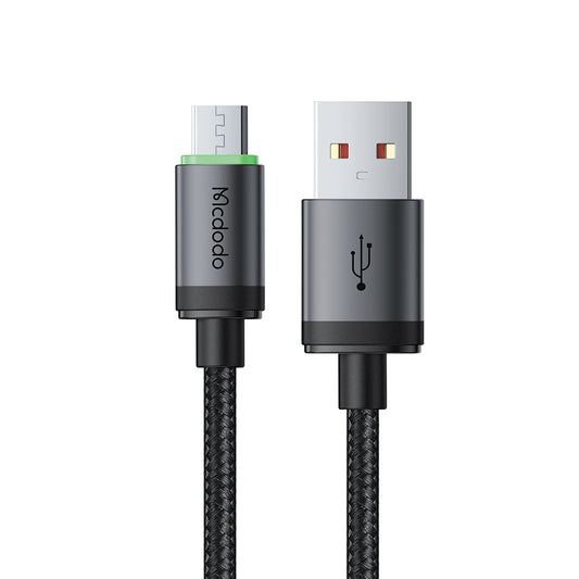 Cablu Date si Incarcare USB-A - microUSB McDodo CA-3990, 18W, 1m, Negru