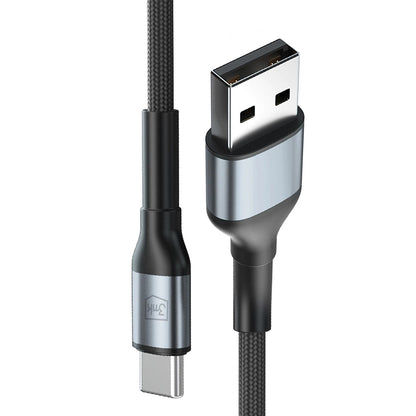 Cablu Date si Incarcare USB-A - USB-C 3MK Hyper N 18, 18W, 1m, Negru
