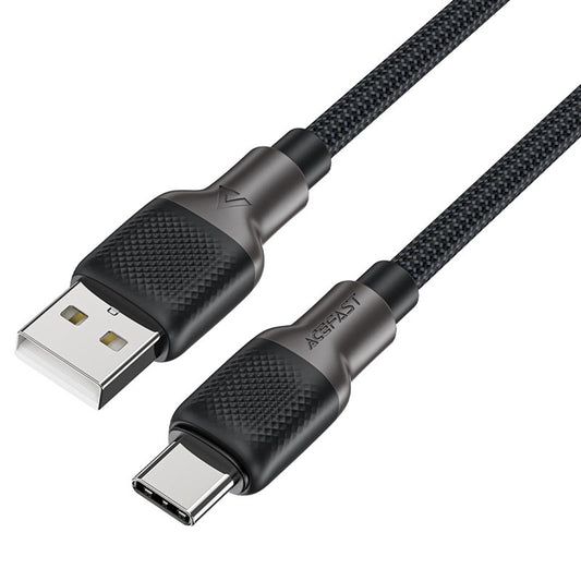 Cablu Date si Incarcare USB-A - USB-C Acefast C10-04, 18W, 1.2m, Negru