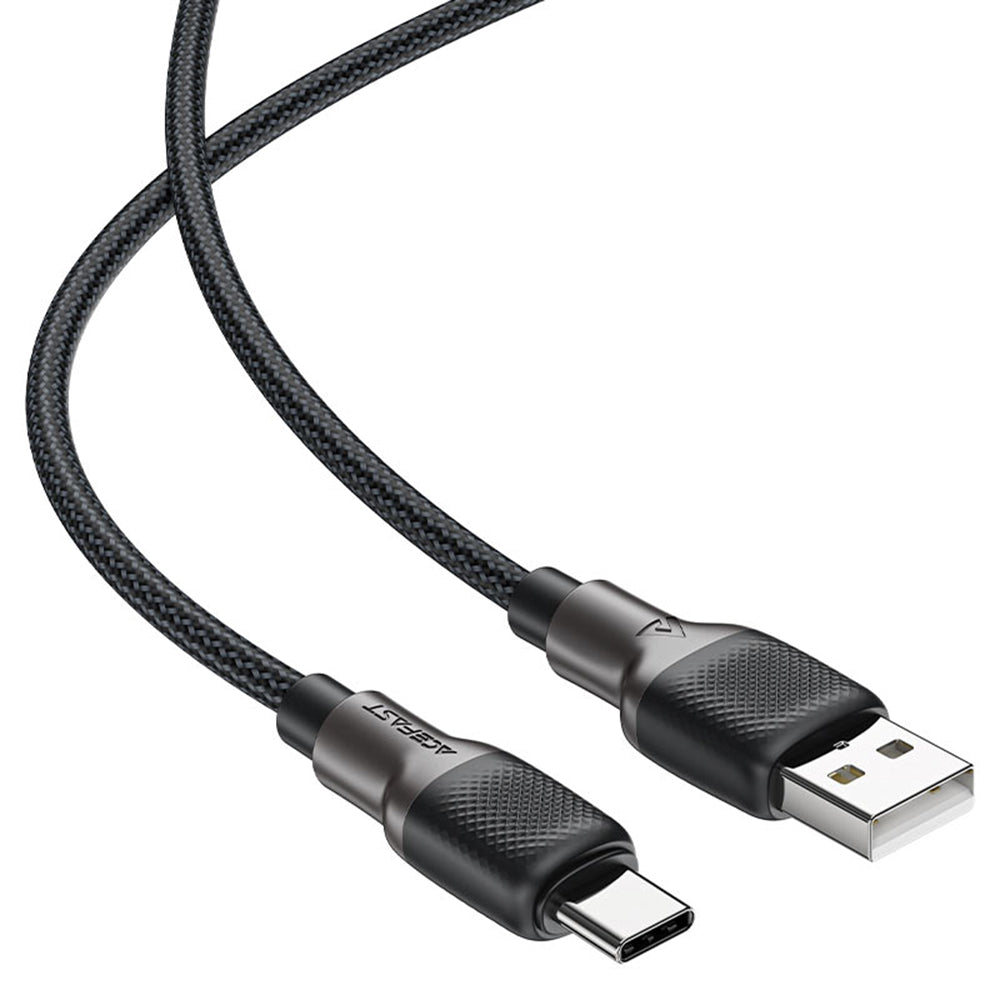 Cablu Date si Incarcare USB-A - USB-C Acefast C10-04, 18W, 1.2m, Negru
