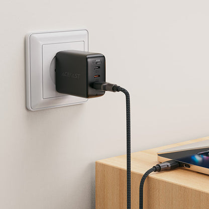 Cablu Date si Incarcare USB-A - USB-C Acefast C10-04, 18W, 1.2m, Negru