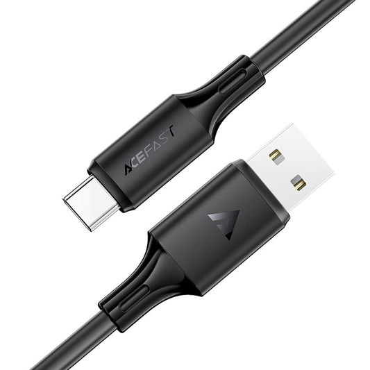 Cablu Date si Incarcare USB-A - USB-C Acefast C17-04, 18W, 1.2m, Negru