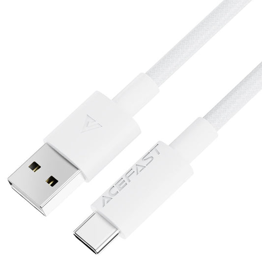 Cablu Date si Incarcare USB-A - USB-C Acefast C18-04, 18W, 1.2m, Alb