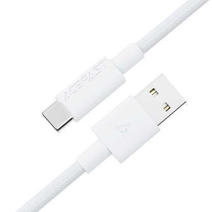 Cablu Date si Incarcare USB-A - USB-C Acefast C18-04, 18W, 1.2m, Alb