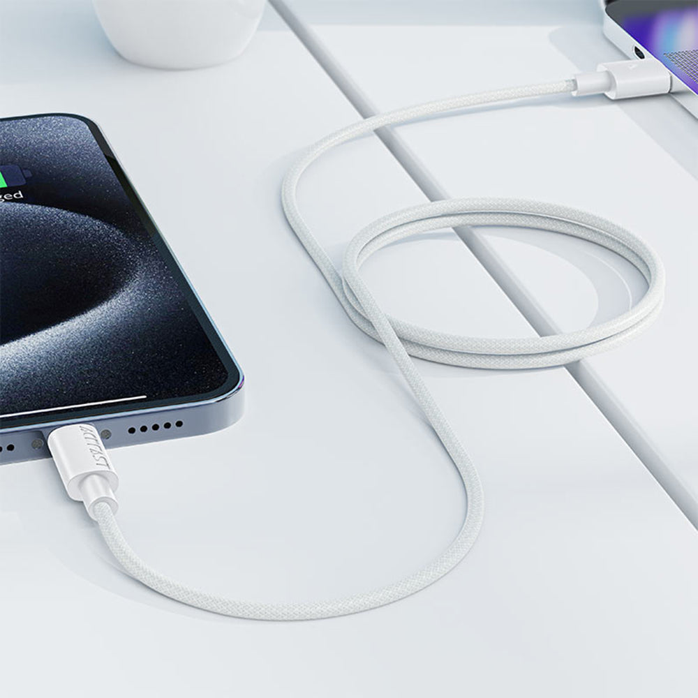 Cablu Date si Incarcare USB-A - USB-C Acefast C18-04, 18W, 1.2m, Alb