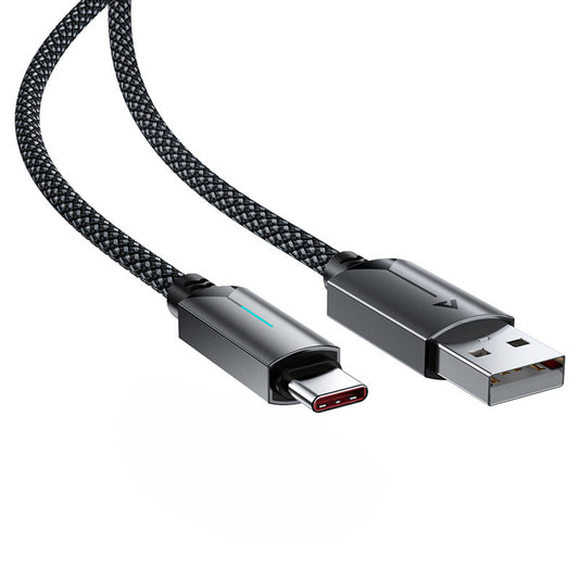 Cablu Date si Incarcare USB-A - USB-C Acefast C19-04, 18W, 1.2m, Negru