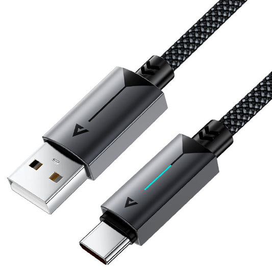 Cablu Date si Incarcare USB-A - USB-C Acefast C19-04, 18W, 1.2m, Negru